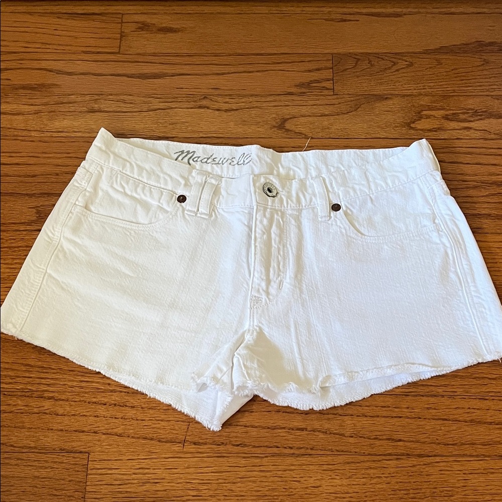 Madewell Women's Crisp White Jean Shorts